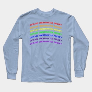 Chicago Underwater Hockey Pride Long Sleeve T-Shirt